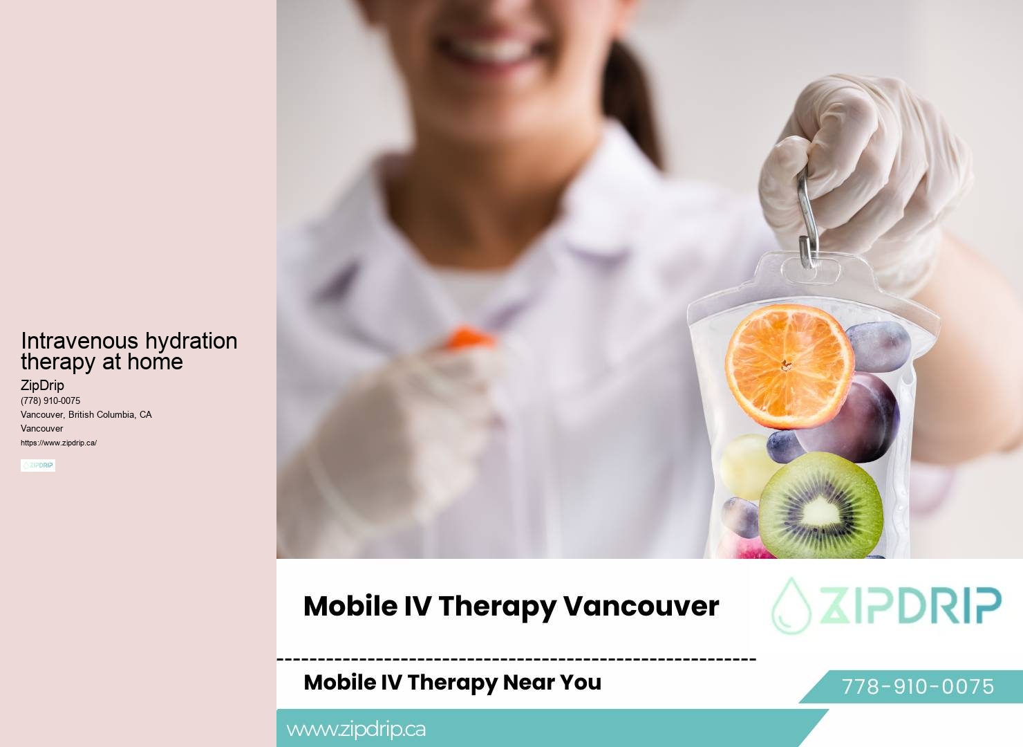 Vancouver IV hydration