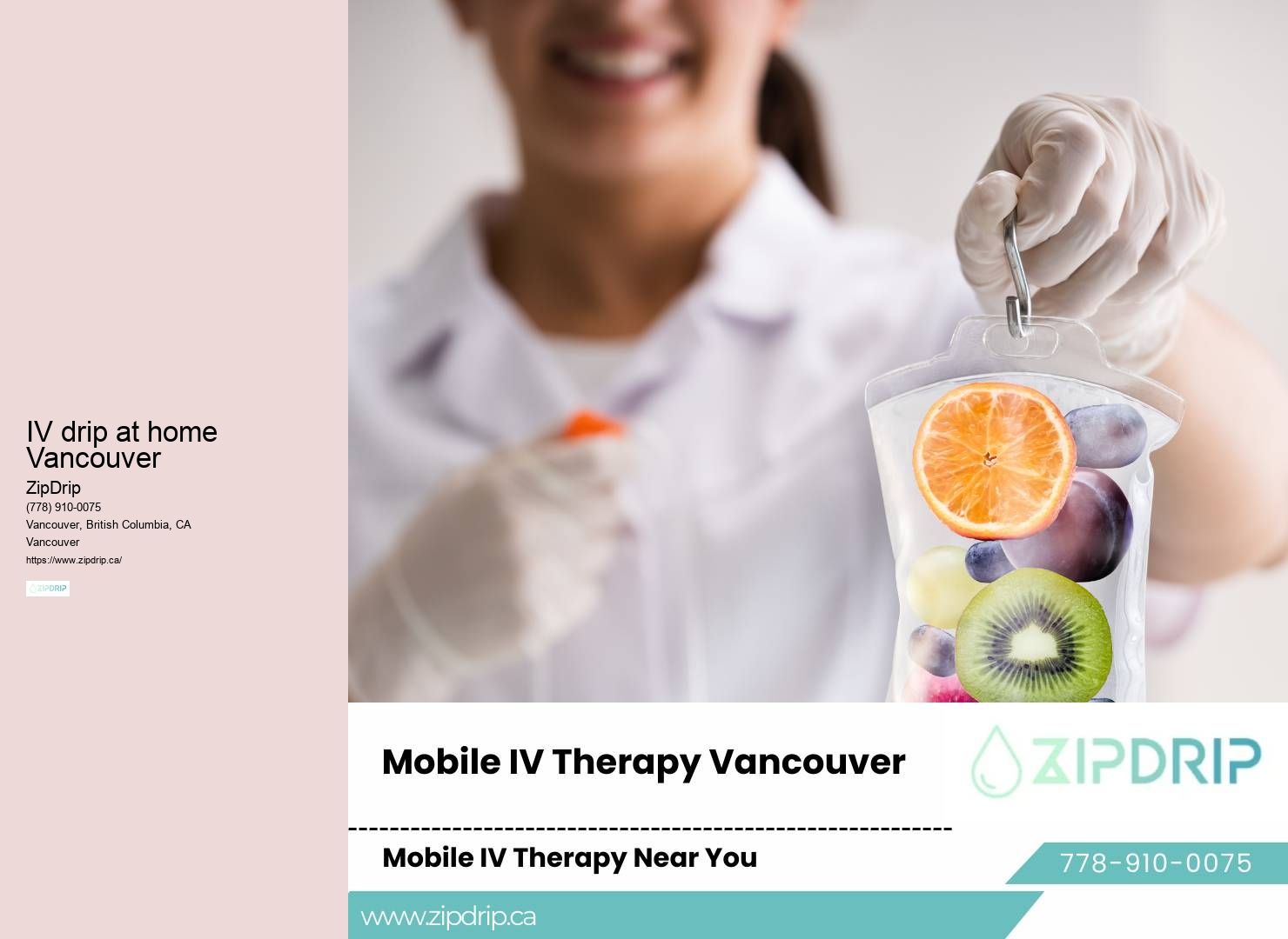 Mobile IV hydration for heat stroke relief Vancouver