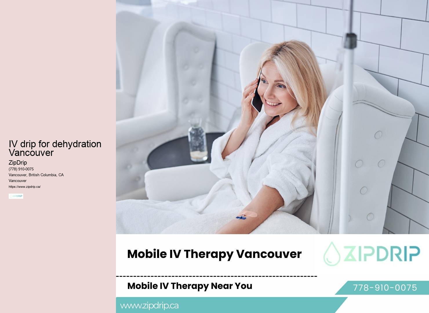 Hydration IV therapy for skin health Vancouver