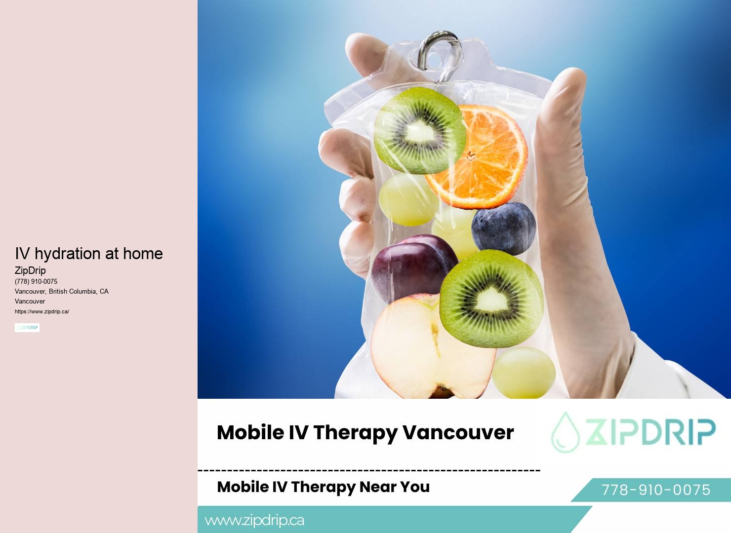IV therapy for mental clarity and focus in Vancouver