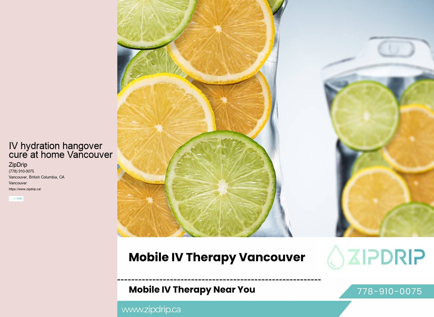 Vancouver mobile vitamin infusion for enhanced cognitive function