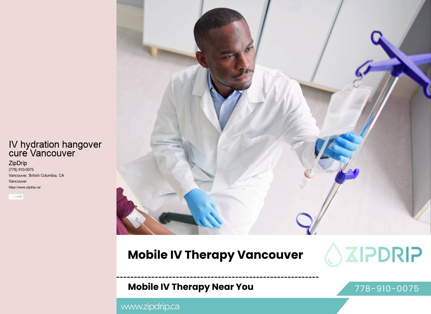 Vancouver mobile vitamin infusion for cognitive enhancement