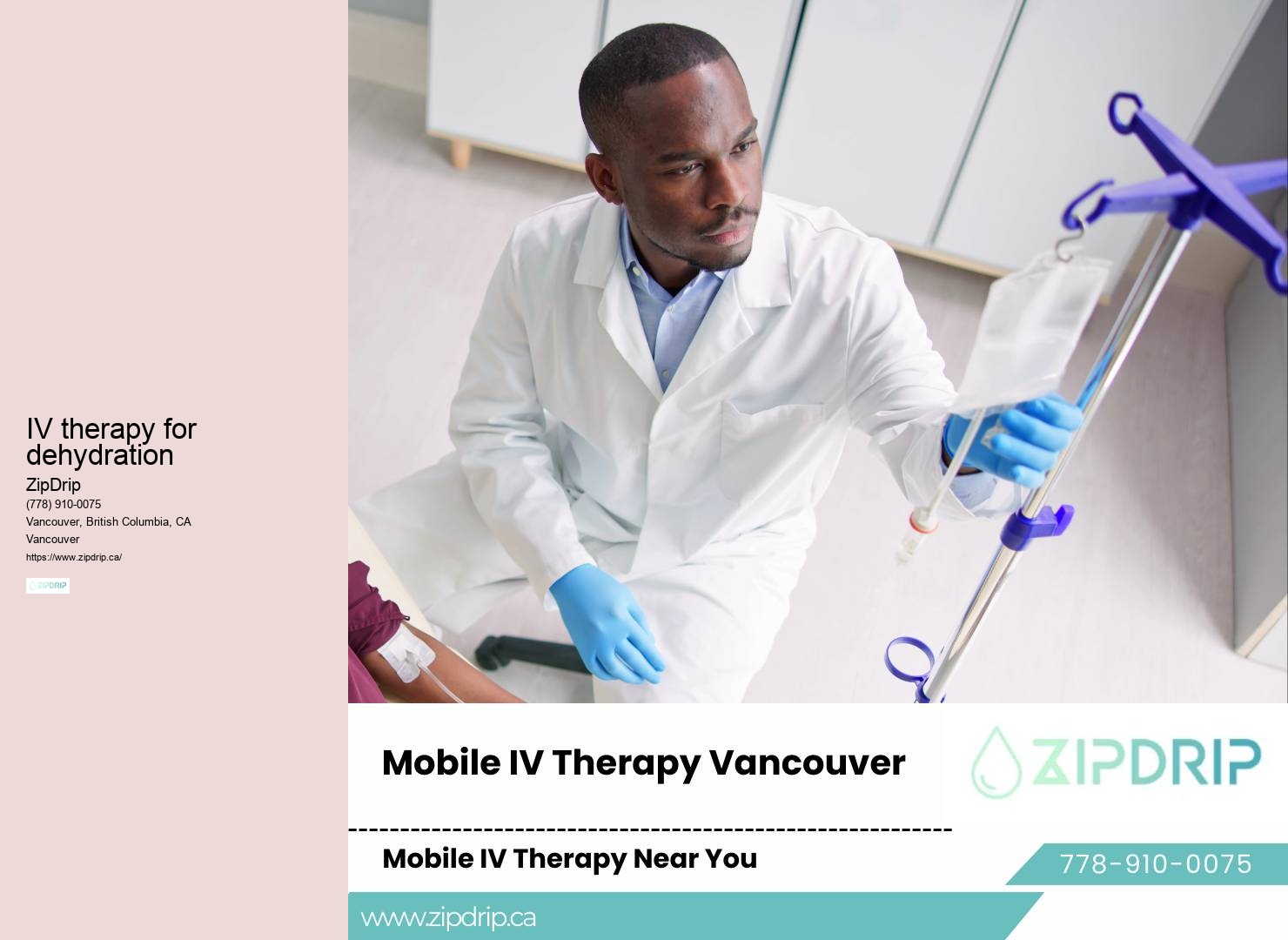 Mobile vitamin drip Vancouver