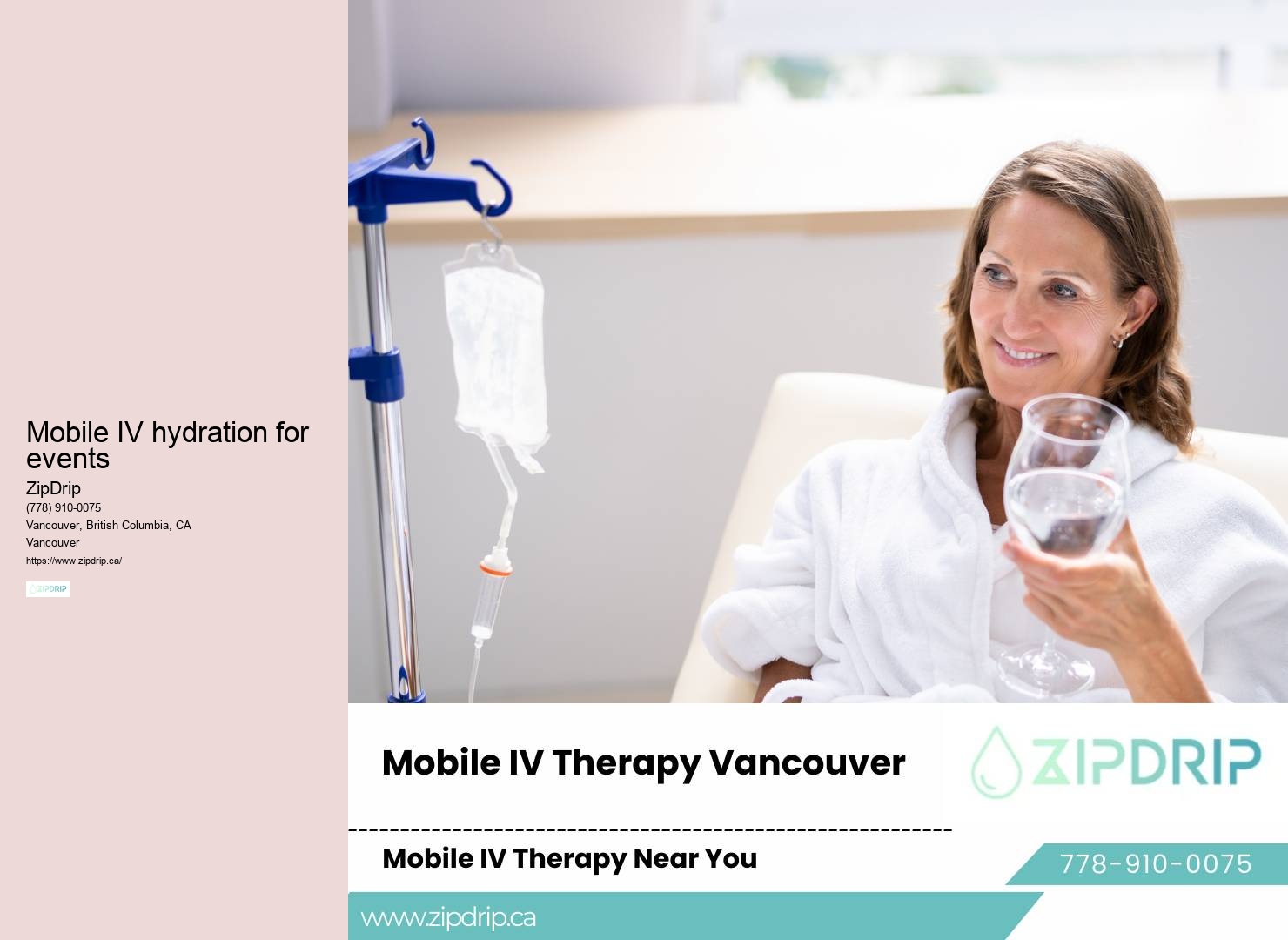 Vancouver IV infusion for immune system support and wellness