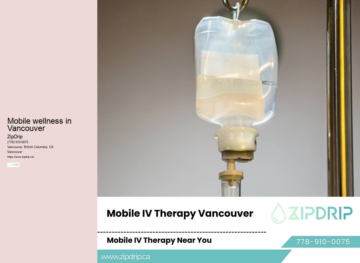 IV hydration for travelers Vancouver