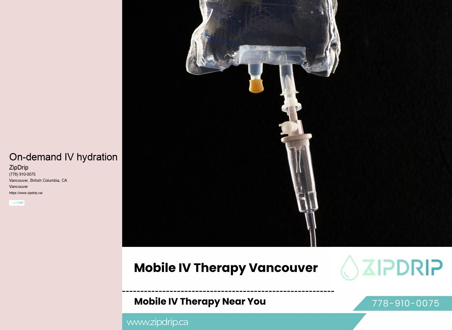 IV therapy for athletic performance enhancement Vancouver