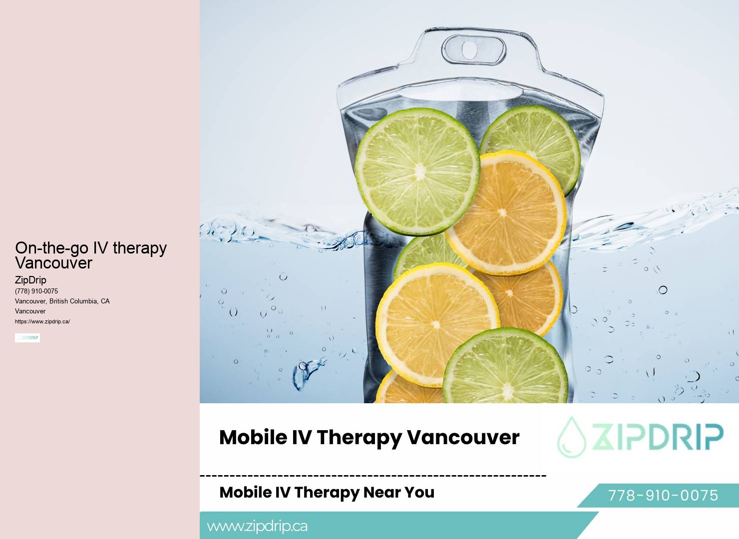 Emergency IV hydration Vancouver