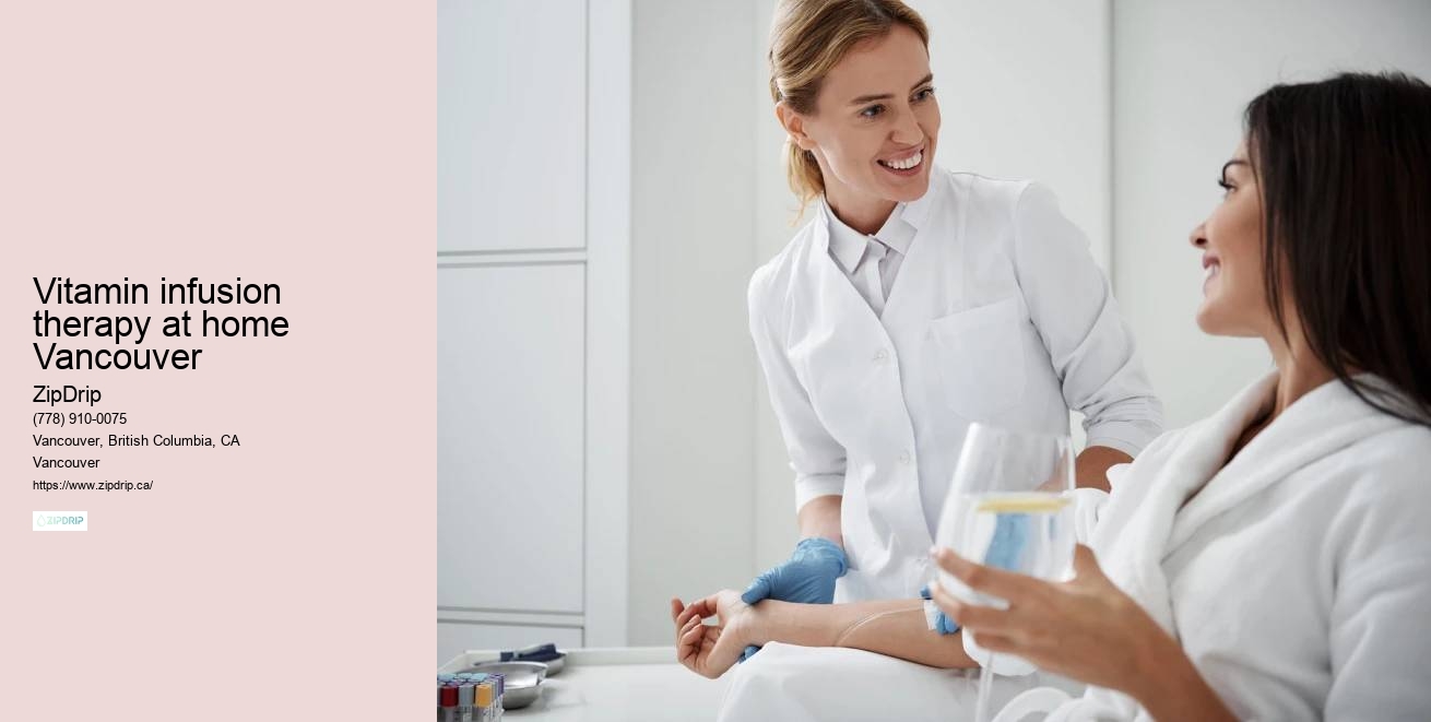 Vancouver mobile vitamin infusion for enhanced recovery