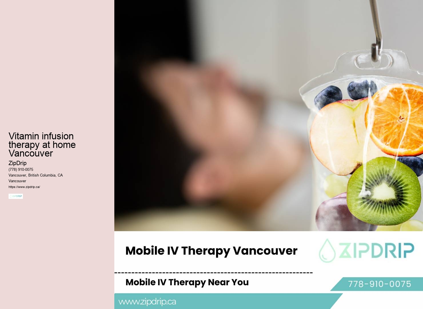 Vancouver IV drip on wheels