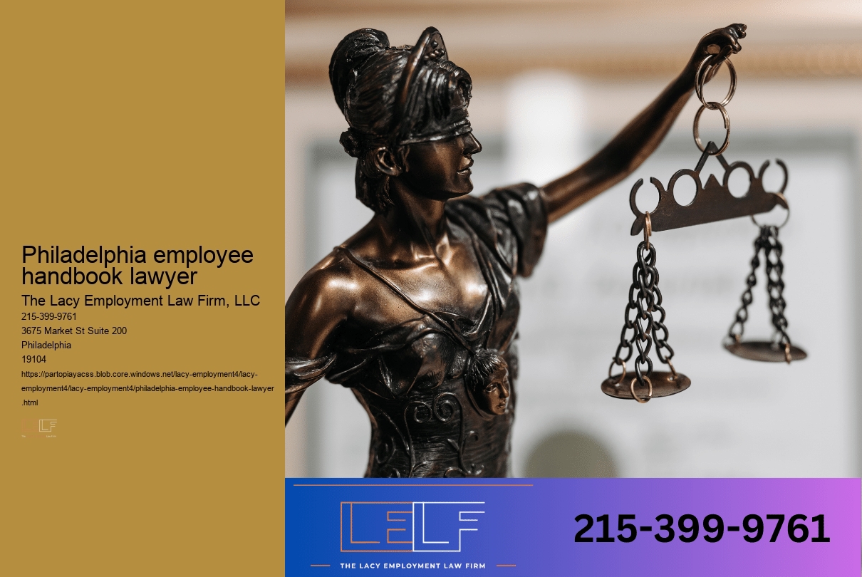 Philadelphia employee handbook lawyer