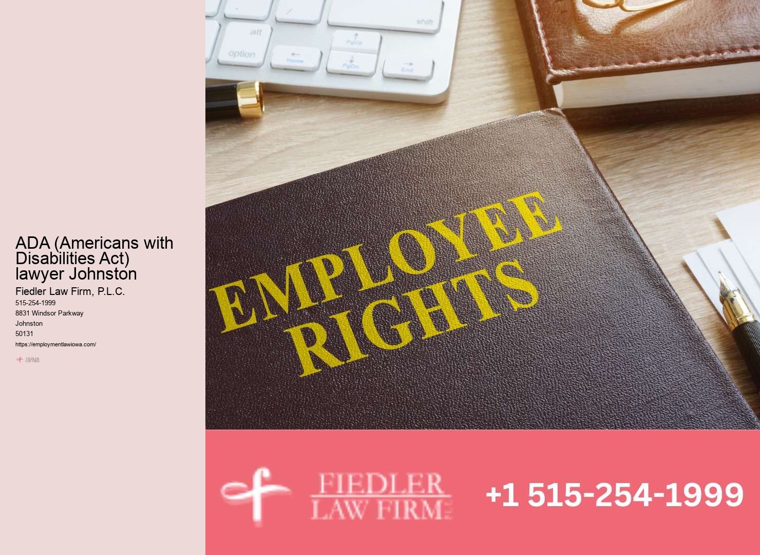 Leading Workplace Discrimination Legal Counsel Johnston