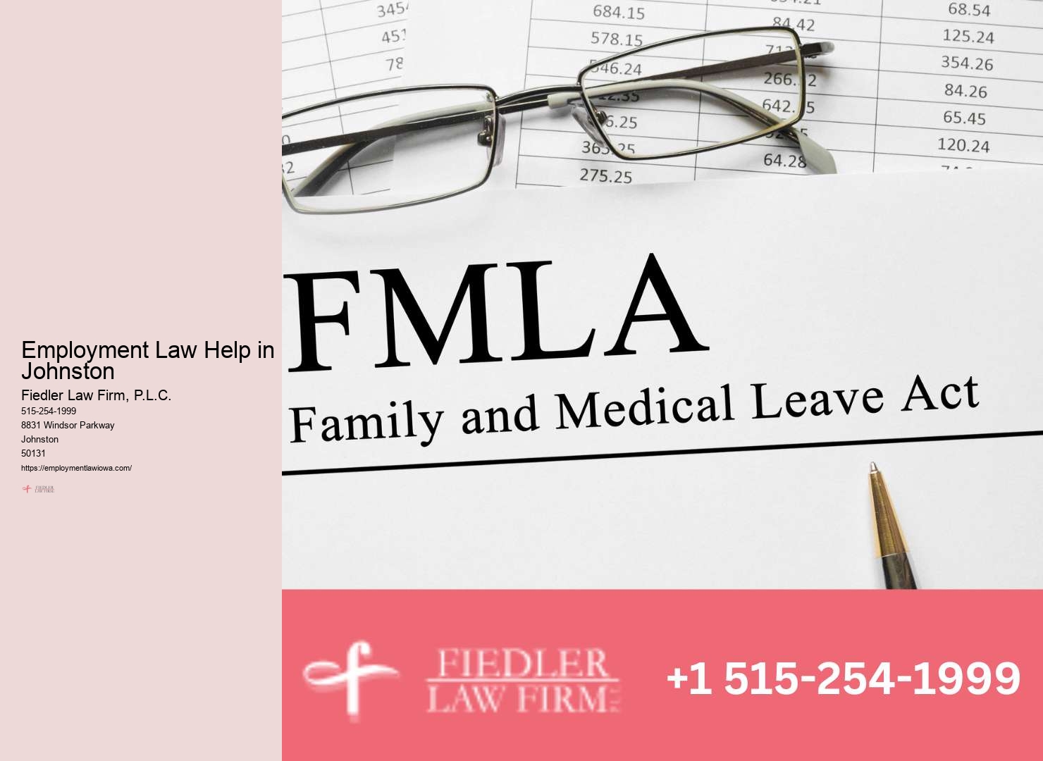 Premier Wrongful Termination Attorney Johnston