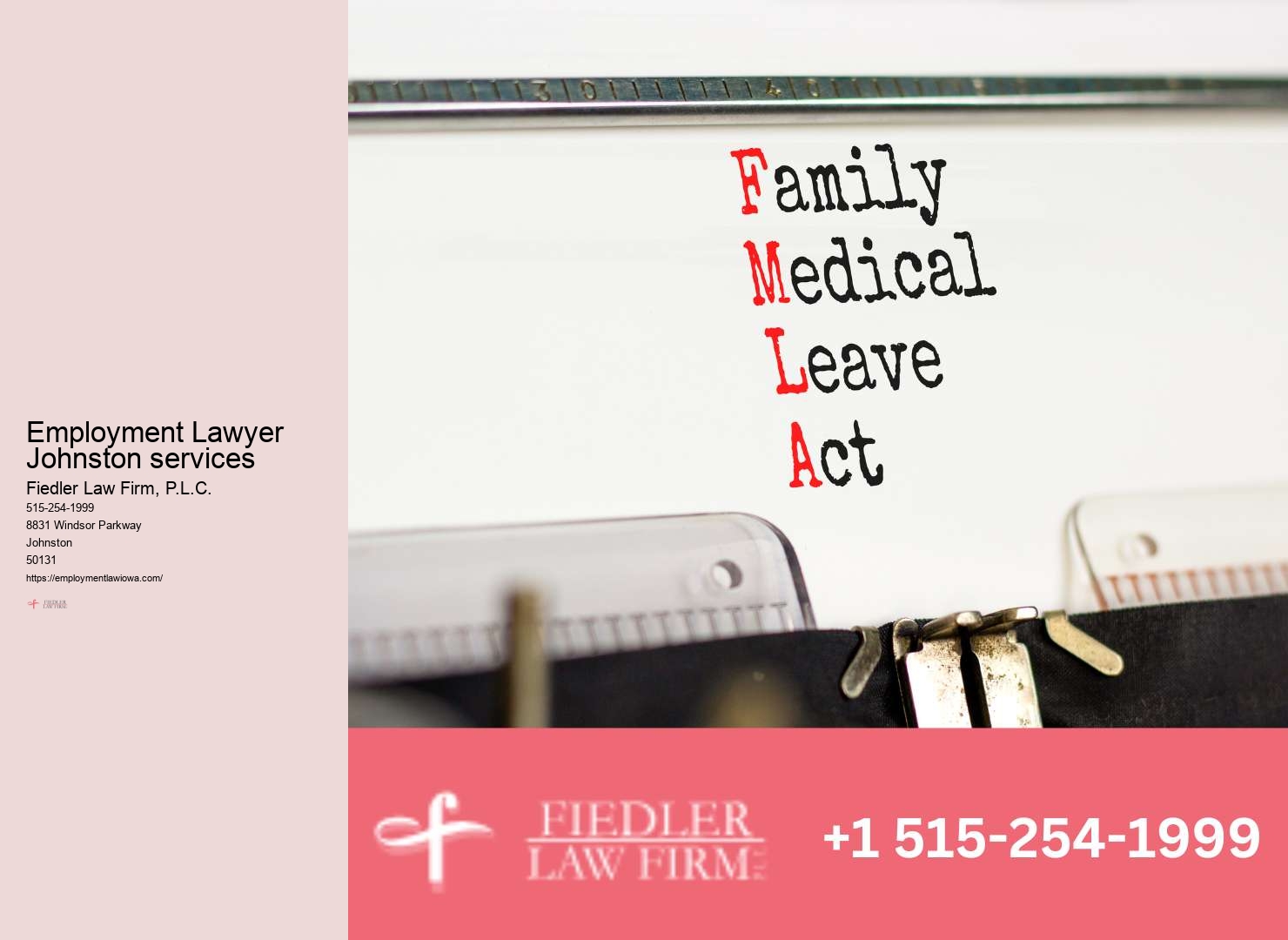 Johnston Employment Law Legal Representation