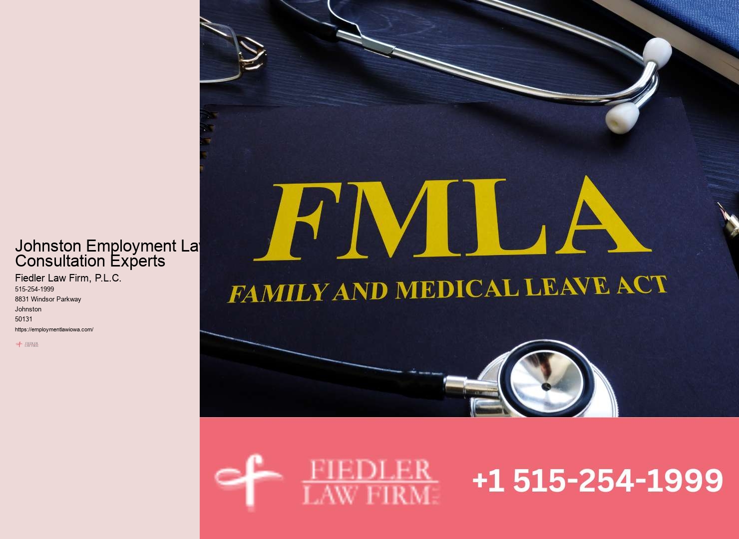 Employment Lawyer Johnston legal assistance providers