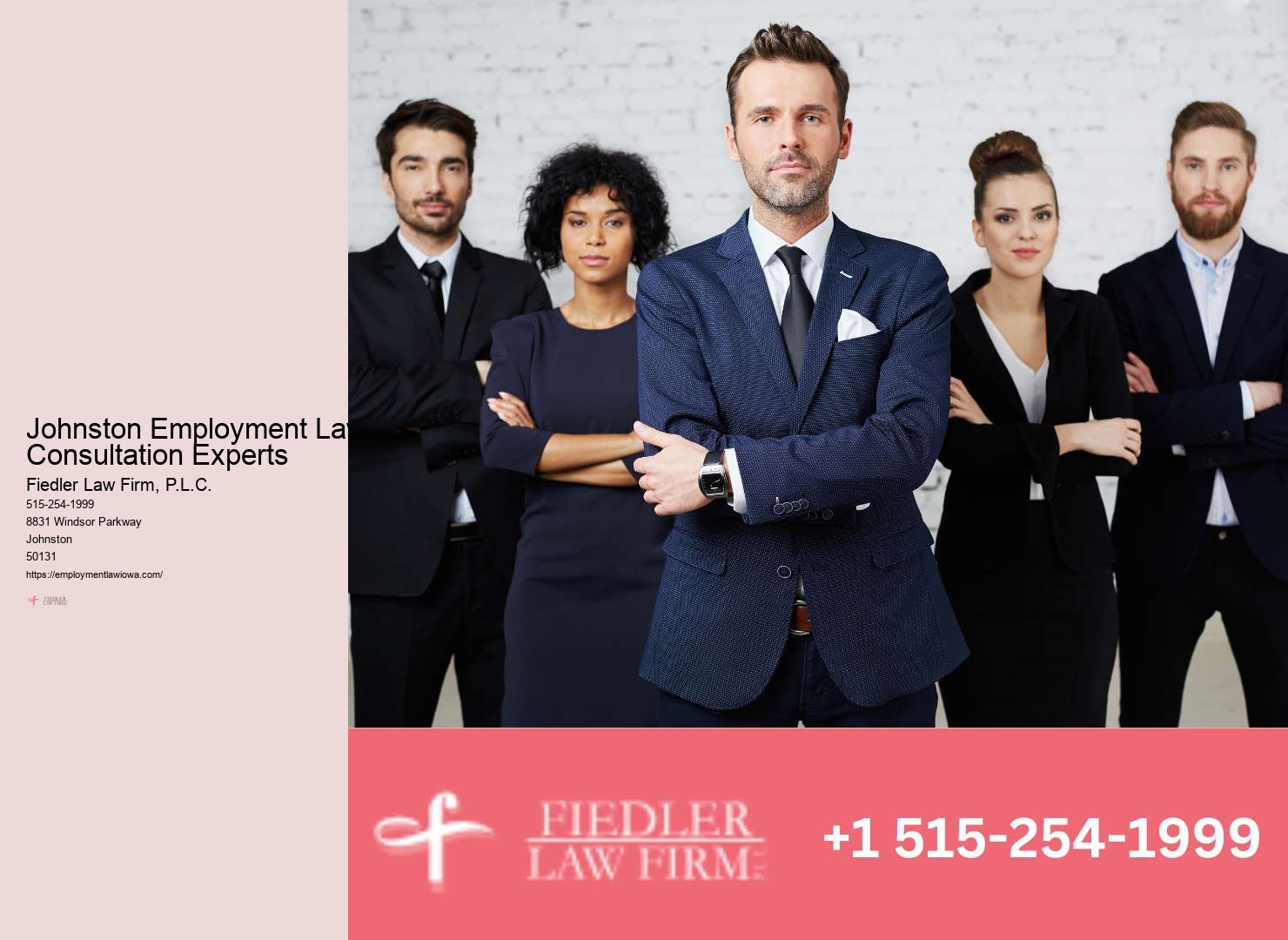 Employment Lawyer Johnston counseling
