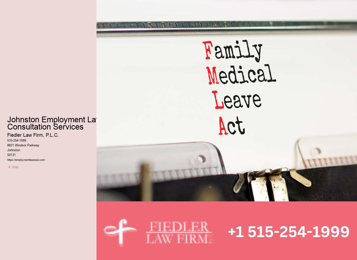 Experienced Employment Law Firm Johnston