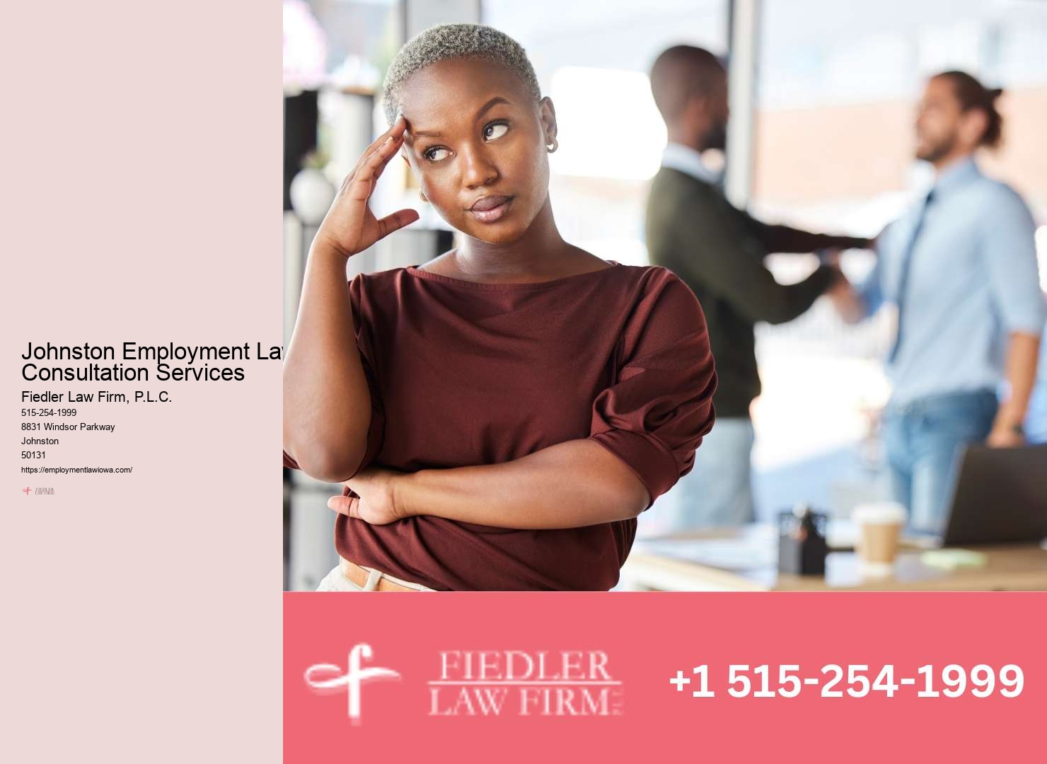 Johnston Employment Law Consultation Firm Legal Support Expertise