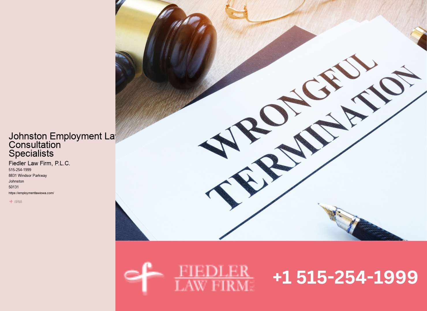 Johnston Employment Law Consultation Firm Solutions