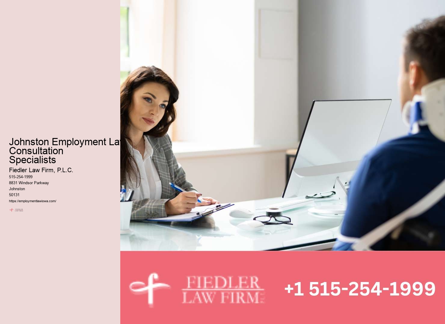 Employment Lawyer Johnston legal consultation charges