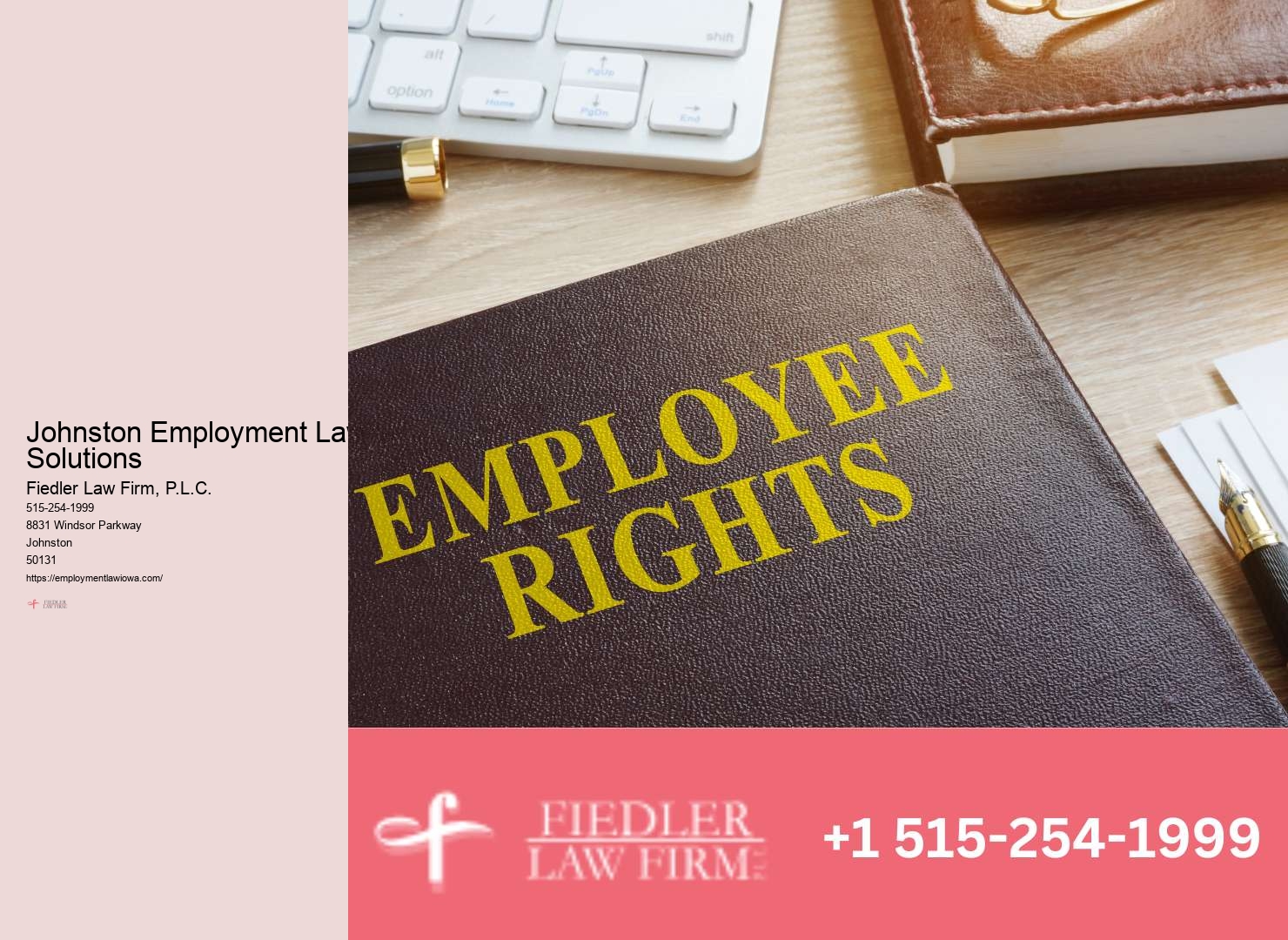 Johnston Employment Law Consultation Firm Specialist Advisory Services