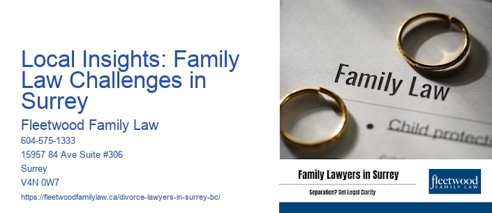 Local Insights: Family Law Challenges in Surrey