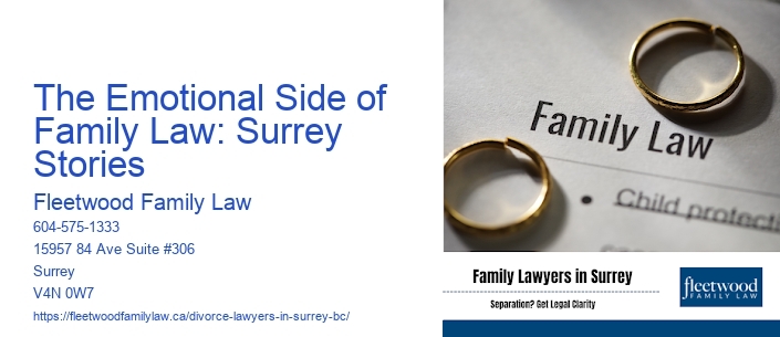 The Emotional Side of Family Law: Surrey Stories