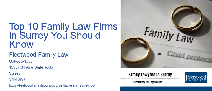 Top 10 Family Law Firms in Surrey You Should Know