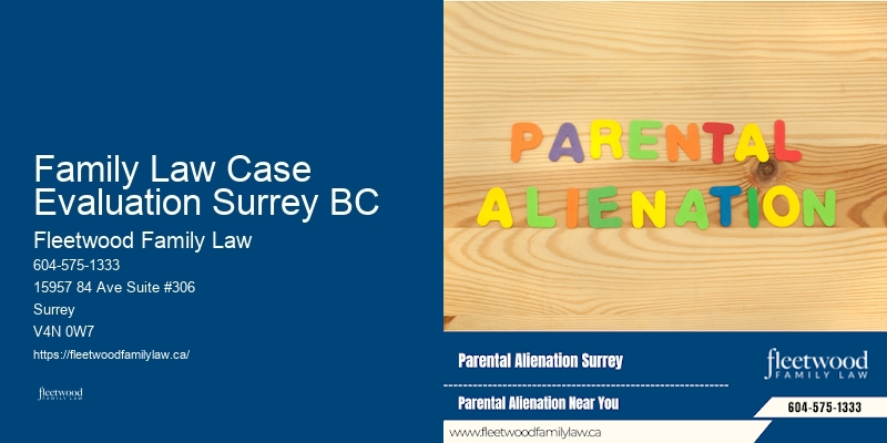 Paternity Dispute Resolution Family Law Case Evaluation Surrey BC BC