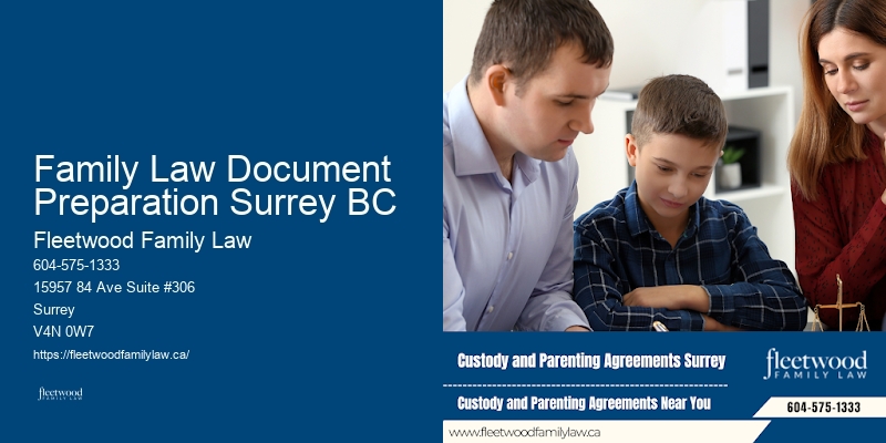 Family Law Document Preparation Surrey BC BC Family Law Help