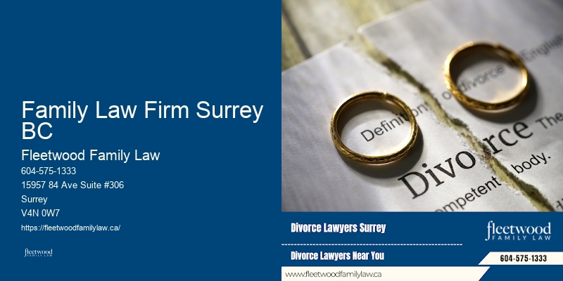 Legal representation for families Family Law Firm Surrey BC