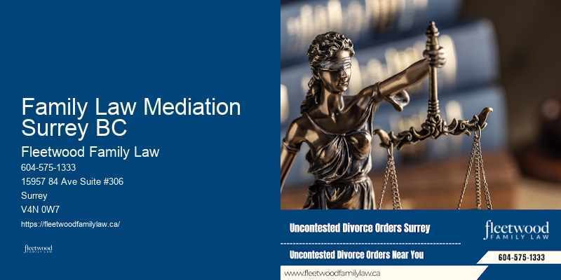 Custody Modification Assistance Family Law Mediation Surrey BC BC