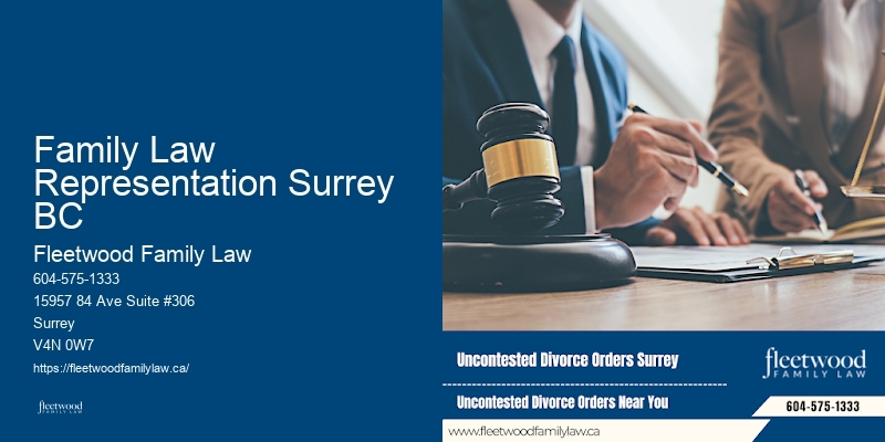 Family Law Representation Surrey BC BC Property Division Lawyer