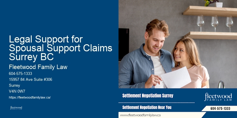 Legal Support for Spousal Support Claims Surrey BC BC Property Division Lawyer