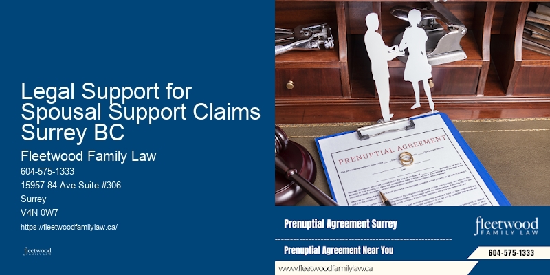Legal Support for Spousal Support Claims Surrey BC BC Family Law Services for Immigrants
