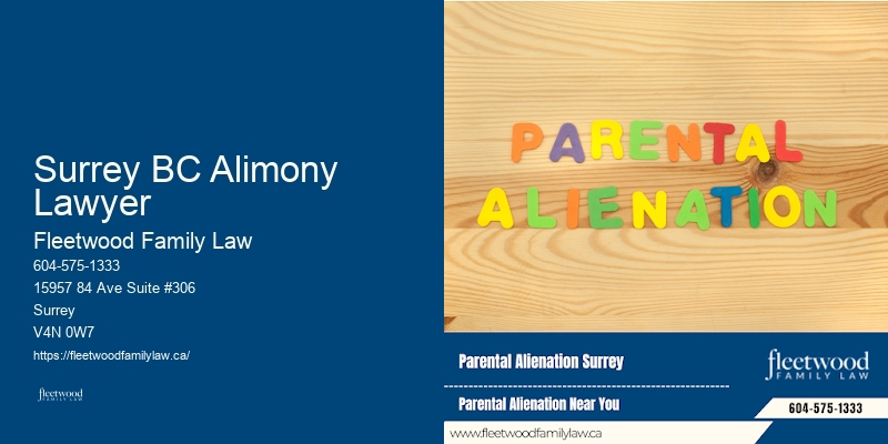Family Law Advocates Surrey BC Alimony Lawyer BC
