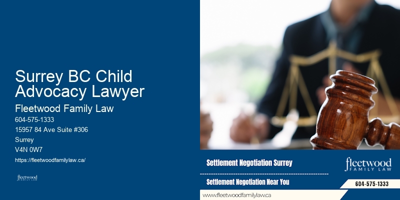 Surrey BC Child Advocacy Lawyer BC Family Law Consultation Online