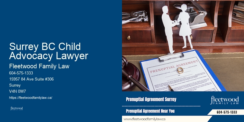 Surrey BC Child Advocacy Lawyer BC Divorce and Property Settlement Lawyer