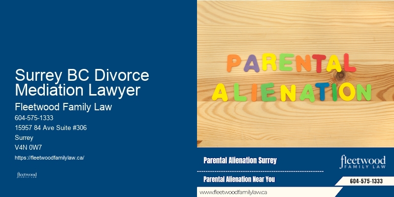 Surrey BC Divorce Mediation Lawyer BC Child Guardianship Lawyer