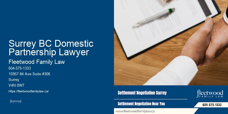 Surrey BC Domestic Partnership Lawyer BC Family Law Solutions