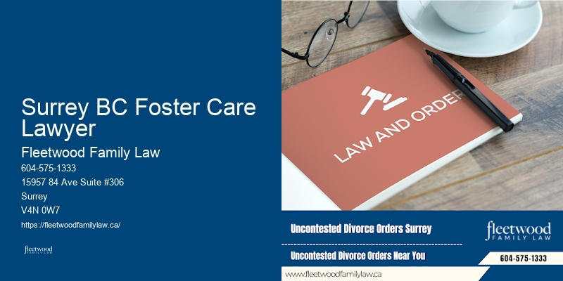Family Law Office Surrey BC Foster Care Lawyer BC