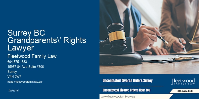 Family Law Case Representation Surrey BC Grandparents' Rights Lawyer BC
