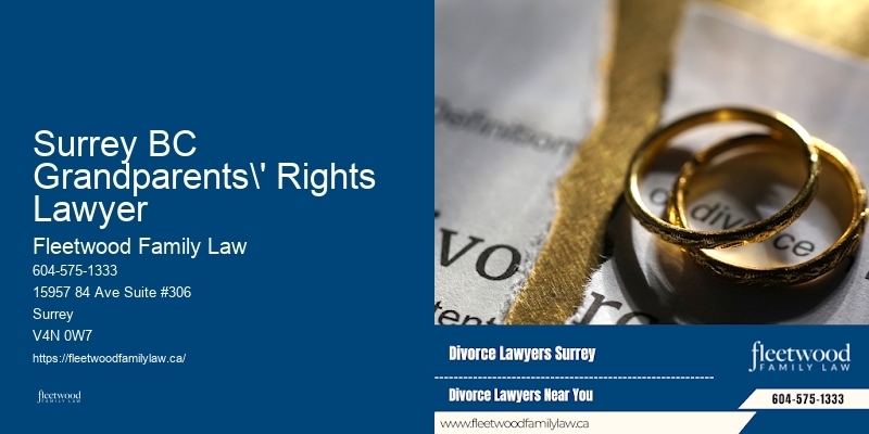 Conflict resolution in family law Surrey BC Grandparents' Rights Lawyer