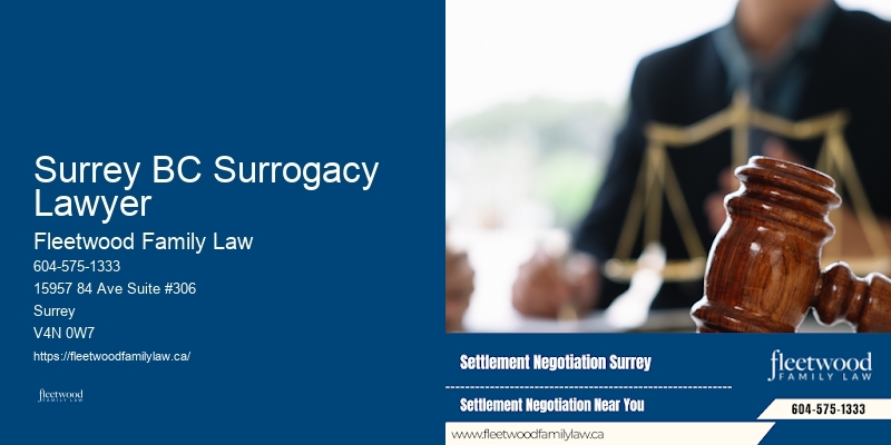 Surrey BC Surrogacy Lawyer BC High-Conflict Divorce Lawyer
