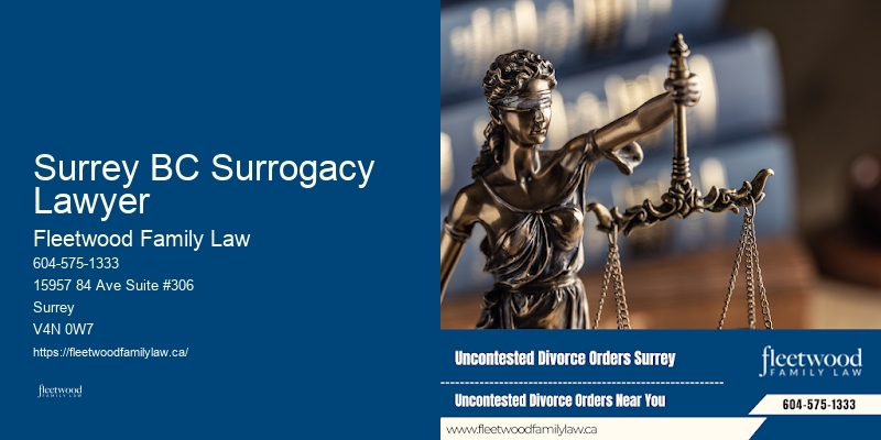 Surrey BC Surrogacy Lawyer BC family law mediation experts