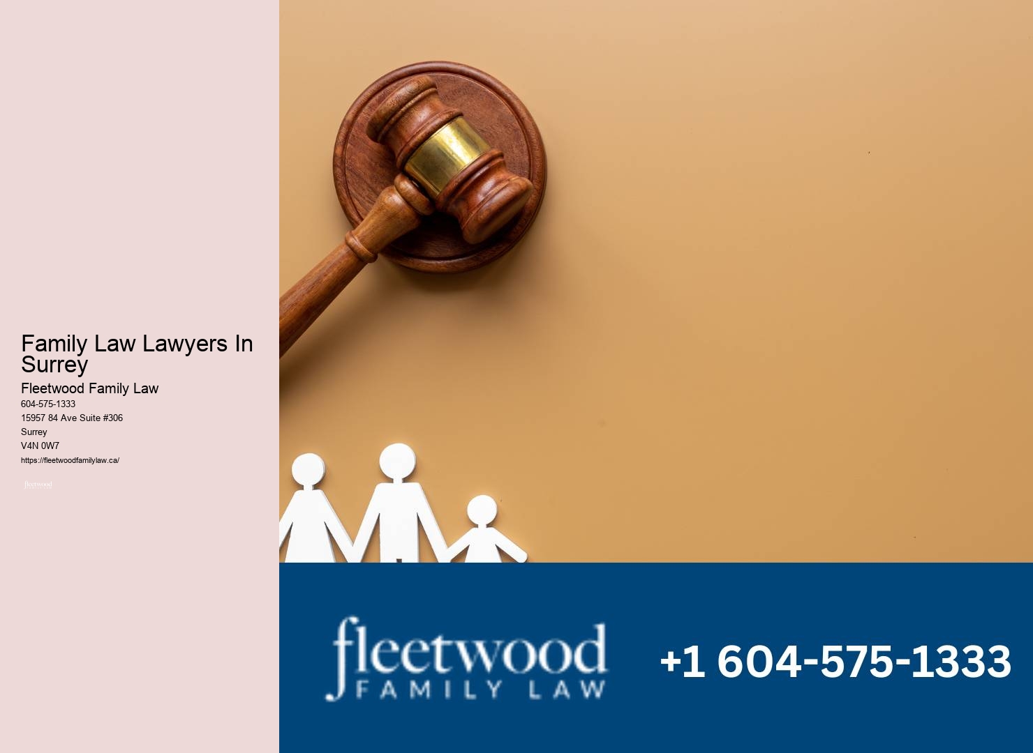 Family lawyer services guiding Surrey's clients through every step of the legal process