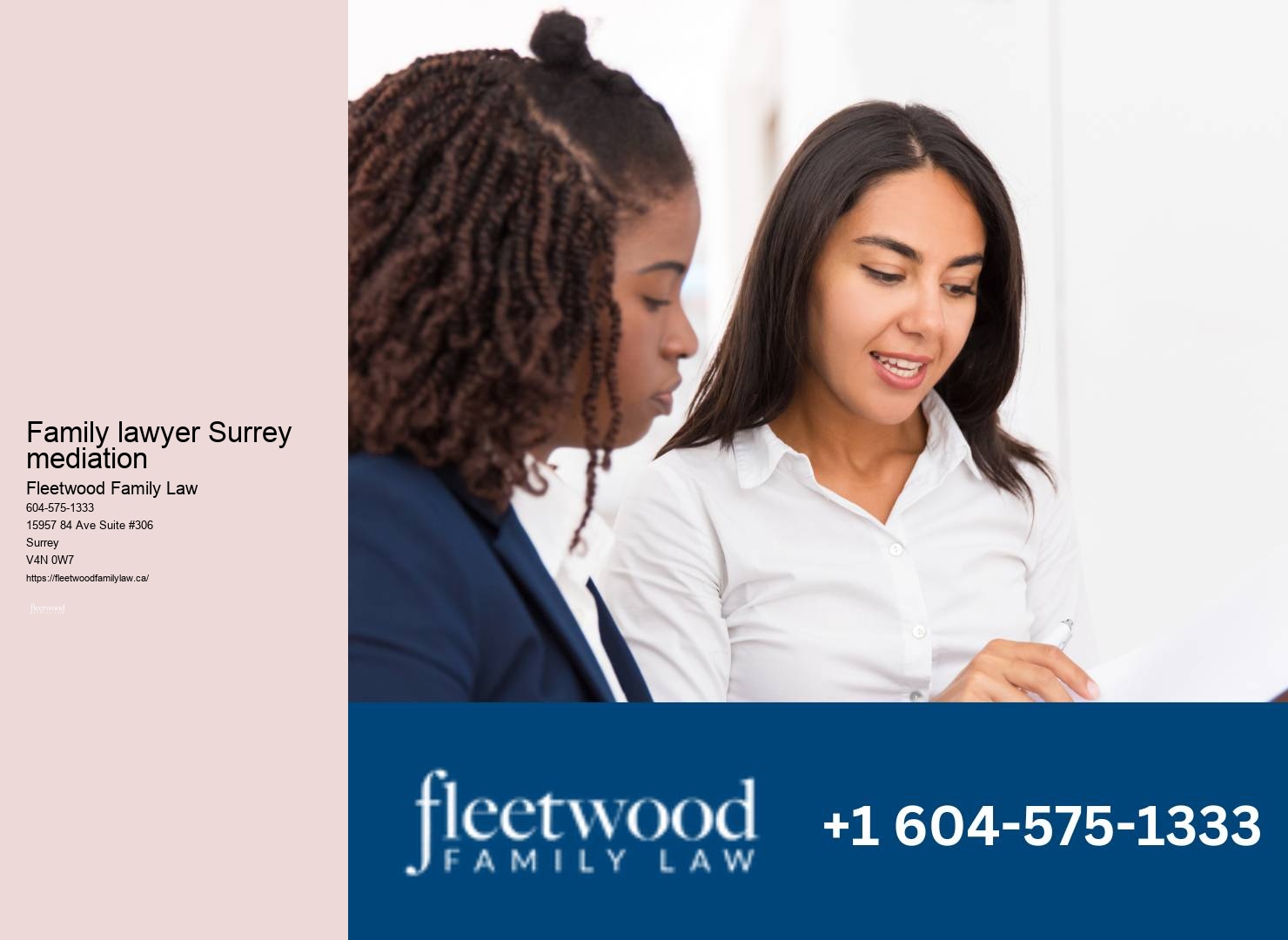 Surrey's experienced family lawyer for navigating legal challenges