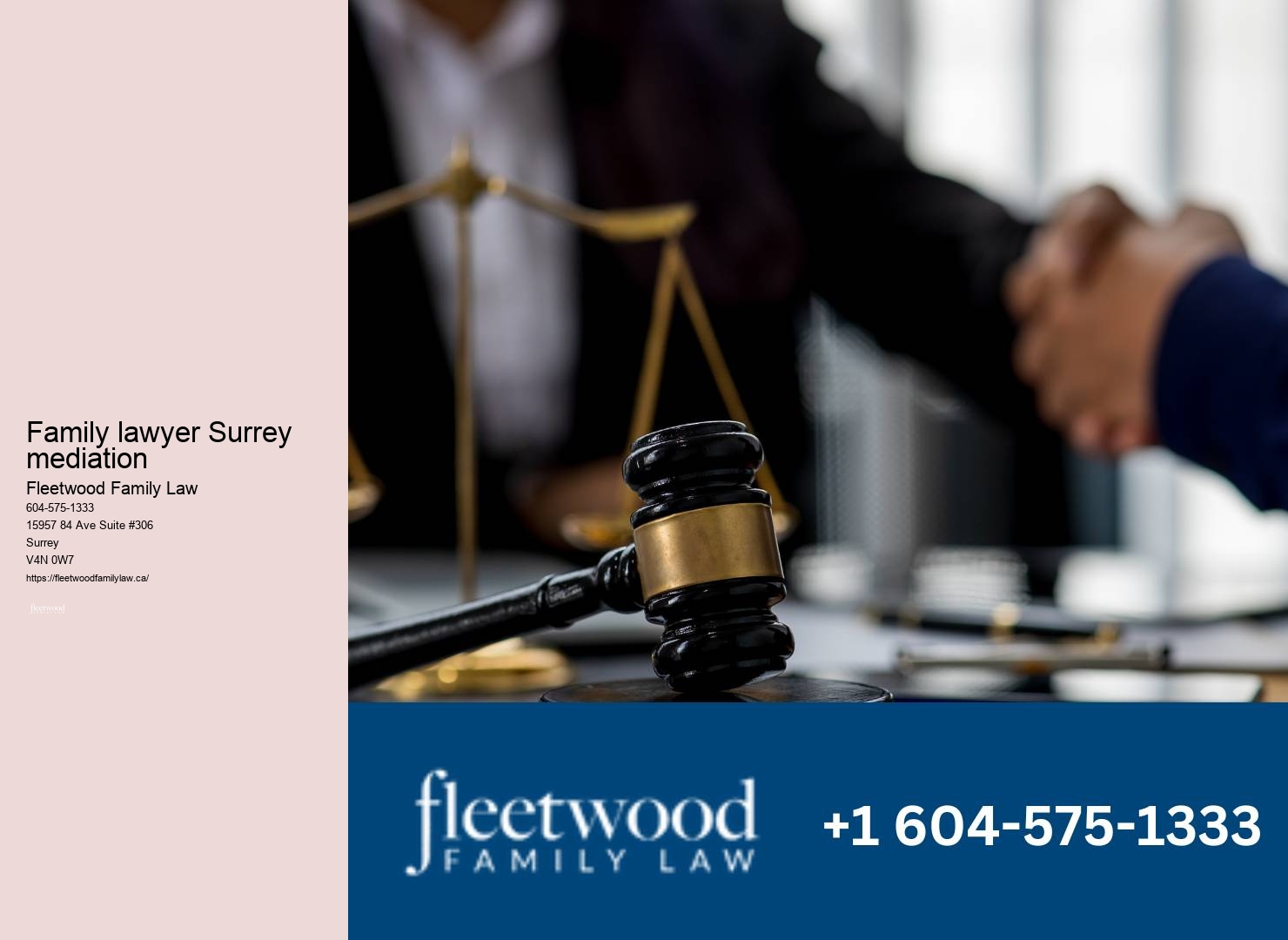 Surrey family lawyer providing strategic legal guidance