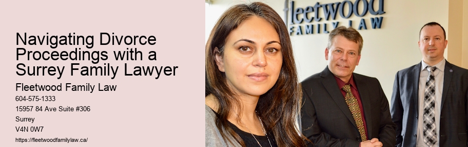 Navigating Divorce Proceedings with a Surrey Family Lawyer