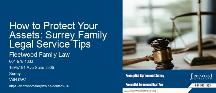 How to Protect Your Assets: Surrey Family Legal Service Tips
