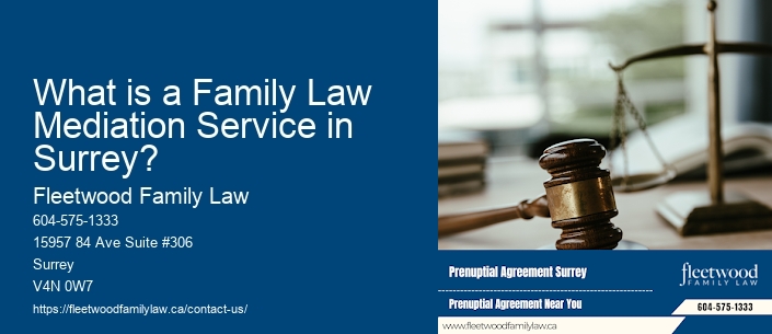 What is a Family Law Mediation Service in Surrey?